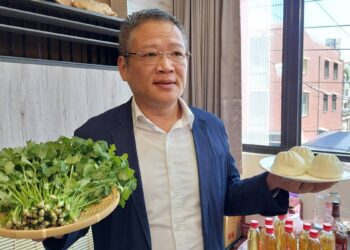 影音/北斗鎮農會推廣香菜美食文化 「香菜豬肉包」上市推向全台市場