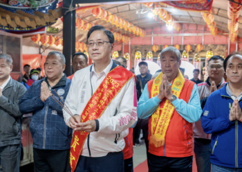 大溪員樹林三元宮建醮大典 張善政贈匾祈福