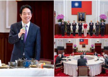 史上第一次！總統與五院院長新春茶敘 希望：朝野和諧 國家大吉大利 社會吉利圓滿 國人馬上大吉