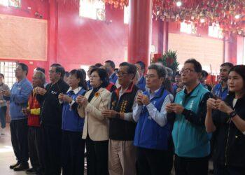 睽違12年縣府再辦跨年晚會　張麗善縣長率縣府團隊赴六房媽紅壇祈福