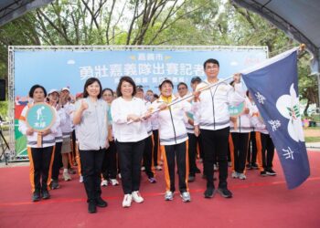 「勇壯嘉義隊」征戰2025世壯運 黃敏惠授旗盼創勇壯里程碑