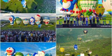 影音/五彩繽紛熱氣球升空 鹿野高台再掀國際盛況