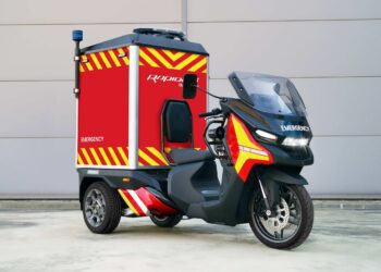 蓋亞電動救援車 東京危機展亮相