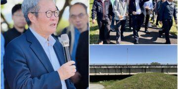 訪視噶瑪蘭橋改建工程　陳金德：基本設計審議通過