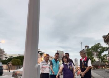 花蓮市自由街照明設施完工 縣議員韓林梅熱心爭取促成