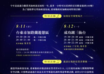 最美星空音樂會逢英仙座流星雨 體驗流星雨魅力