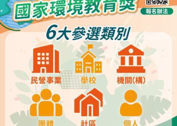 第10屆國家環境教育獎報名至5/31　邀民眾踴躍參與