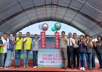 第四河川分署揚塵防災育教於樂　濁水溪細粉沙變動力沙