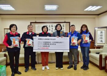 達成慈善基金會寒冬送暖助弱勢　跨縣捐贈200萬善款及1000斤白米