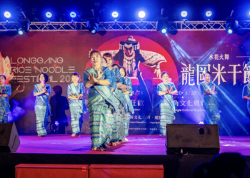 2024桃園龍岡米干節水花祈福 張善政邀您體驗異國風情