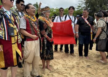 推動臺東航海文化 臺東縣府團隊赴夏威夷考察太平洋島國舟船入港儀式