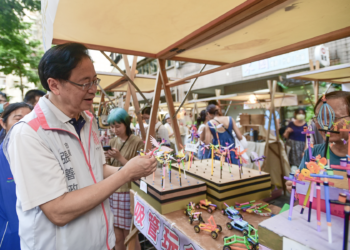 東門溪戲開幕 張善政力推綠園再生系列市集 重塑城市綠廊