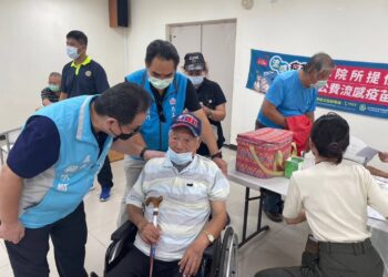 新竹榮民服務處結合地區衛生所 協助榮民眷施打公費流感疫苗