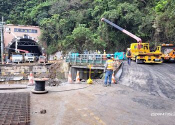 蘇花下清水舊橋搶通　4/6下午18時單線雙向通行小型車　夜間預警性封路