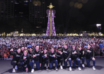 新北耶誕城見證歷史 中華隊勇奪世界冠軍 英雄們現場慶功