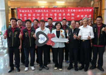 連續8年愛心不間斷　善心人士捐2輛消防警備車提升雲林沿海救災量能