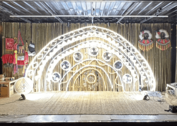 2024新北燈會驚豔登場！熊猴森樂園打造阿美族傳統花帽燈飾 挑戰創新展現工藝之美