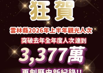 雲林觀光再創新高！上半年吸引3377萬人次　提前超越去年全年紀錄