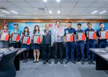 守護市民財產 張善政表揚7月攔阻詐騙有功人員