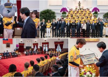 接見職棒總冠軍隊　賴清德：讓每個運動場上追夢的選手都有機會圓夢