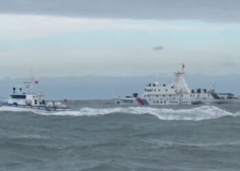 又來！繼圍台軍演後 4艘中國海警再侵擾金門水域