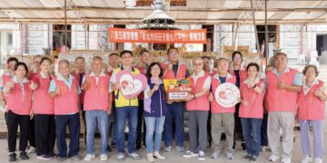 八里五福宮長期投入公益 十年累計捐贈各項物資逾2593萬元
