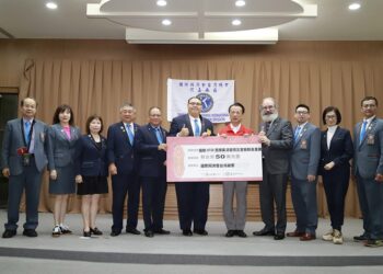 國際同濟會捐款50萬元　公私協力助嘉義縣重建