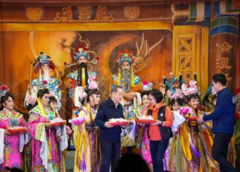 台中媽祖國際觀光文化節慶元宵 萬和宮明華園日字戲劇團演出「神判‧鬼偷」