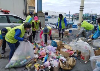 漁港的守護者　撿廢更要減廢