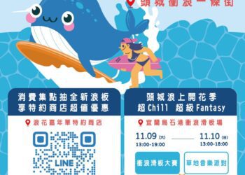 「宜蘭頭城衝浪一條街」浪花嘉年華開跑，衝浪滑板競賽、好吃好玩應有盡有！