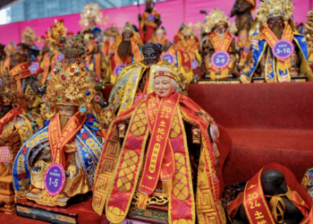 屏東車城到馬來西亞檳城 203尊土地公神像齊聚桃園共襄盛典