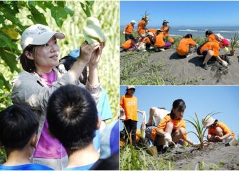 強化海岸保安　宜縣百位師生種下希望小樹苗
