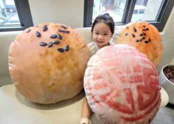 超萌巨無霸「新口味蛋黃酥抱枕」 6/1-6/15快閃新光三越南西店 只送不賣