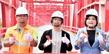 影音/中央與地方攜手合作 西螺大橋維修補強開工祈福 再造歷史新風貌