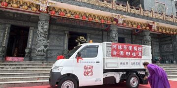 提升九份垃圾收運效率　阿妹茶樓捐贈資源回收車獲環保局感謝