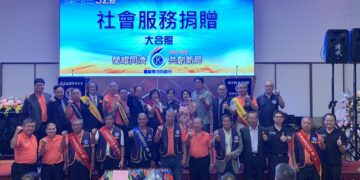 葫蘆墩同濟會拋磚引玉傳遞愛心 捐贈千件防護衣予彰化榮家