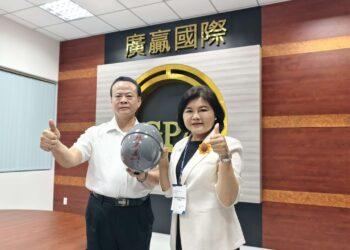 雲林旅外企業心懷社會公益精神　廣贏國際公司捐贈安全帽遍及海內外