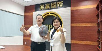 雲林旅外企業心懷社會公益精神　廣贏國際公司捐贈安全帽遍及海內外