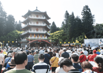 張善政祝福葉春日公派下協進會清明祭祖活動圓滿