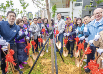 公益不落人後 國際獅子會300B3區桃園植樹 張善政力讚綠化貢獻