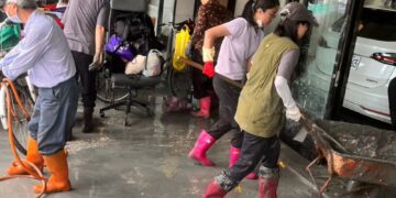 花蓮光復鄉災後復原作業不分彼此 各路人馬與物資湧入 共寫動人篇章