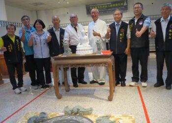 北門三寮灣東隆宮舉辦現代雕塑與傳統石雕藝術特展歡迎參觀