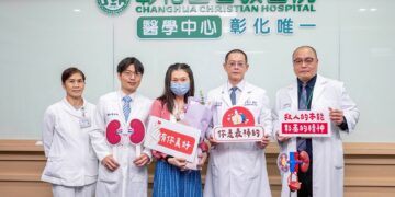 影音/切除6公斤多囊腎 彰基活腎移植助教師重返講台