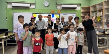 瑞峰幼童牽手長輩結合食農教育 敬師惜福傳遞活躍老化創造生命價值