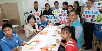 雲林免費營養午餐正式上路　全縣5萬名師生受惠