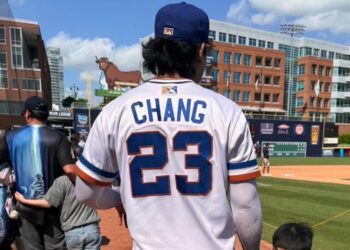 影/《MiLB》「部長」張育成回歸炸裂3A首轟 追平分陽春彈直擊外野「公牛」