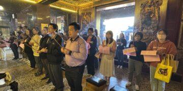 為夢想點燈!員高親師團隊齊聚孔明廟 為學測考生祈願圓夢