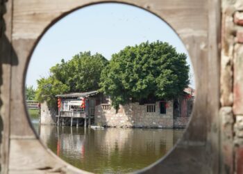 學甲秘境「老塘湖藝術村」感念母親辛苦　4位遊客招待1位媽媽免費入園