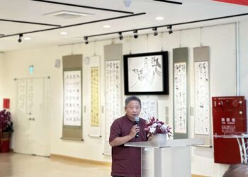 北港書法家蔡誠賢「書海墨痕」首展開幕　22年耕耘書藝教育成果亮眼