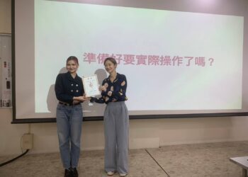 伊林模特兒裴頡赴南應大美容系分享專業　豐富實務經驗大獲學生好評